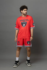 Go Devil Printed Sports Co-Ord Set For Men
