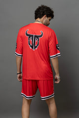 Go Devil Printed Sports Co-Ord Set For Men