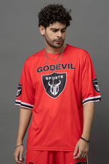Go Devil Printed Sports Co-Ord Set For Men