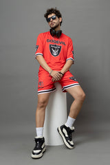 Go Devil Printed Sports Co-Ord Set For Men