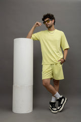 Go Devil Yellow Co-Ord Set For Men