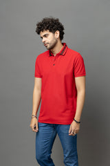 Go Devil Red Polo T-Shirt for Men