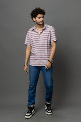Go Devil Striped Shirt for Men