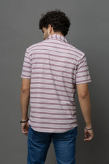 Go Devil Striped Shirt for Men