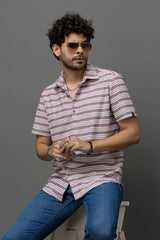 Go Devil Striped Shirt for Men