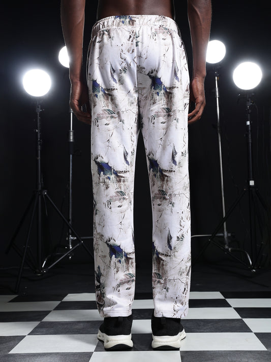 Go Devil Mens Abstract Printed Hooded Co-Ord Set