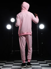 Go Devil Mens Pink Hooded Co-Ord Set