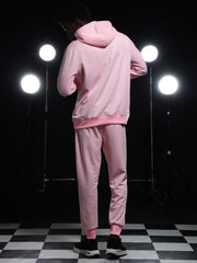 Go Devil Mens Pink Hooded Co-Ord Set