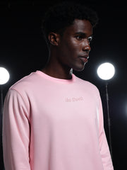 Go Devil Printed Pink Sweatshirt For Men