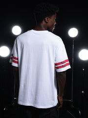 Go Devil 66 Printed (In Red) White T shirt For Men