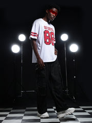 Go Devil 66 Printed (In Red) White T shirt For Men