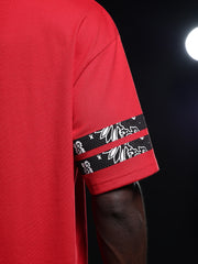 Go Devil 66 Printed Solid Red T shirt For Men