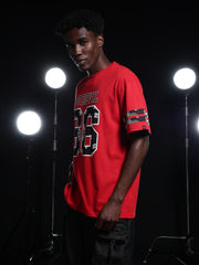 Go Devil 66 Printed Solid Red T shirt For Men