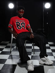 Go Devil 66 Printed Solid Red T shirt For Men