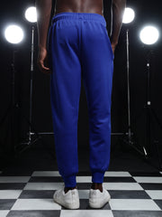 Go Devil Mens Solid Blue Hooded Co-Ord Set