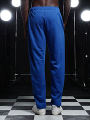 Go Devil Mens Blue Casual Graphic Printed Joggers