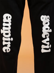 Go Devil Men’s Black Soft Stretchable Casual Graphic Printed Joggers