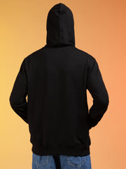 Go Devil Black Rhinestone Logo Pullover Hoodie For Men's