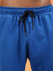 Go Devil Men’s Blue Soft Stretchable Casual Graphic Printed Joggers