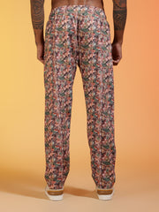 Go Devil All-Over Abstract Print Hooded Co-ord Set For Men