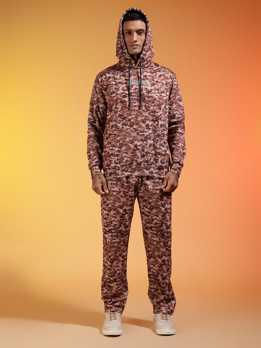 Go Devil Men’s Digital Camo Print Hooded Co-ord Set