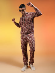 Go Devil Men’s Digital Camo Print Hooded Co-ord Set