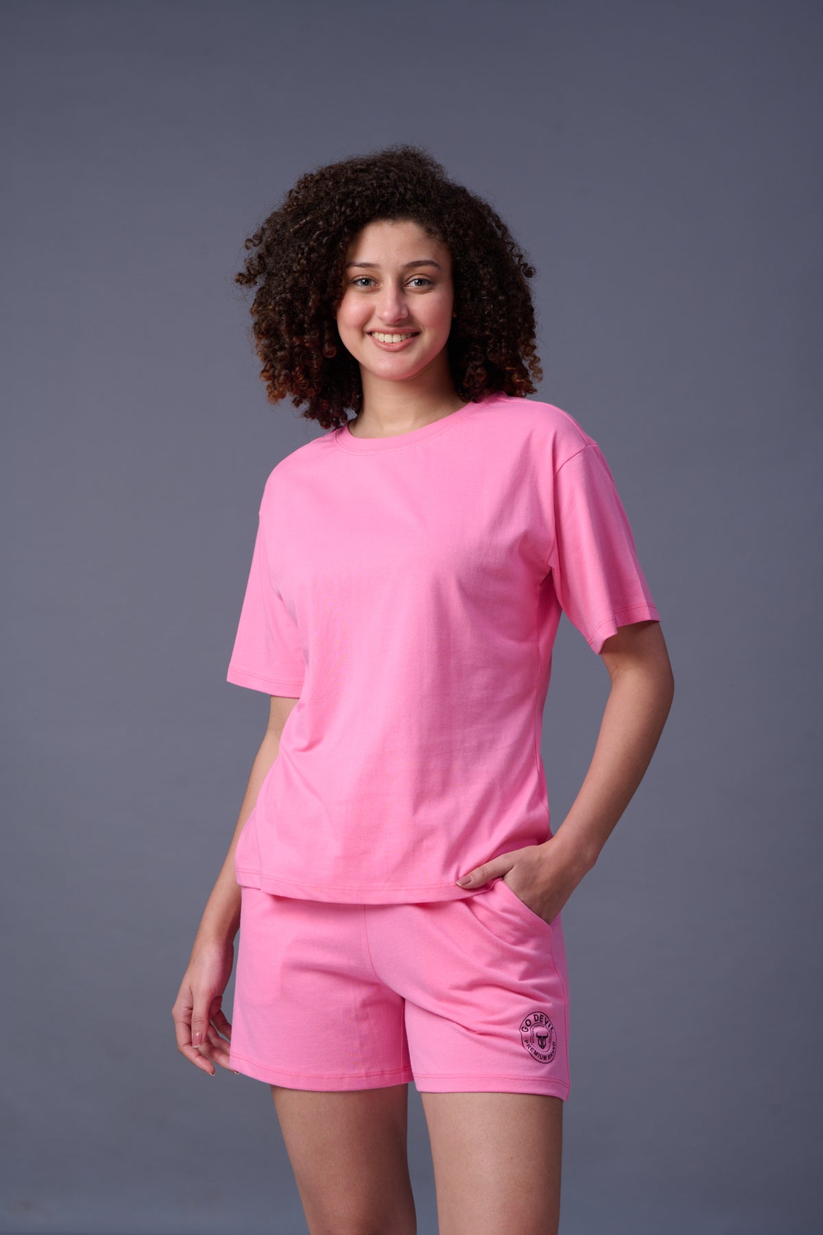 Pain Baby Pink Co-ord Set for Women