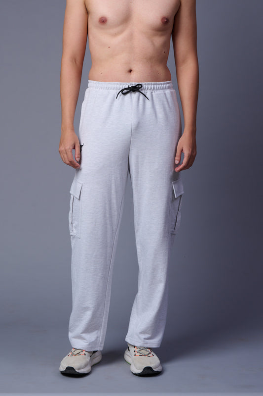 Grey Cargo Joggers for Men
