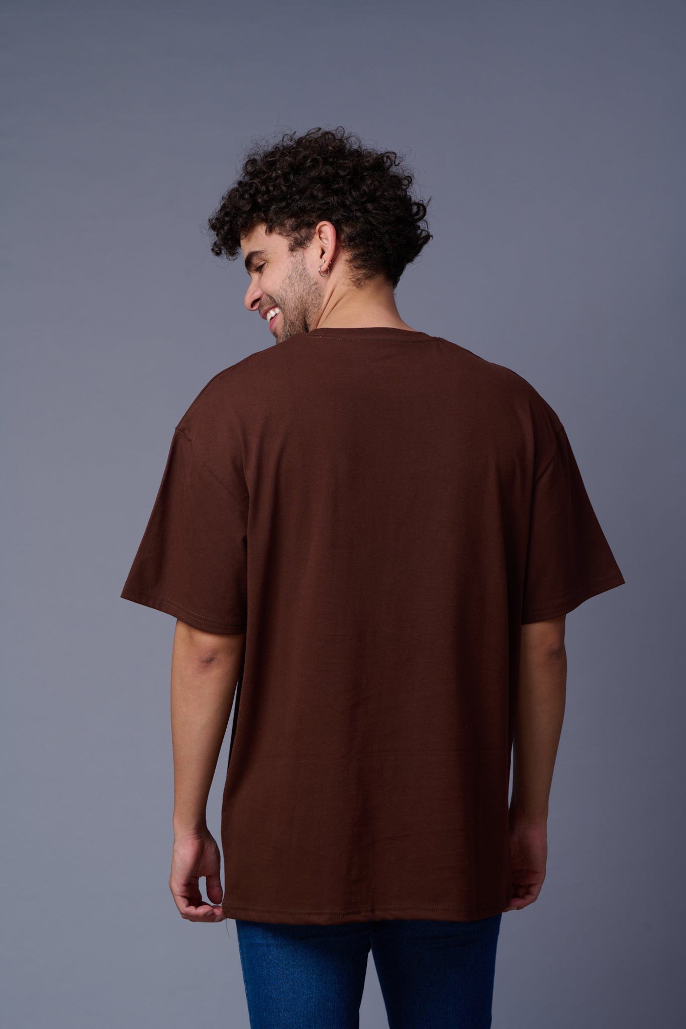 Baid Boiyn (Skater) Printed Oversized T-Shirt for Men