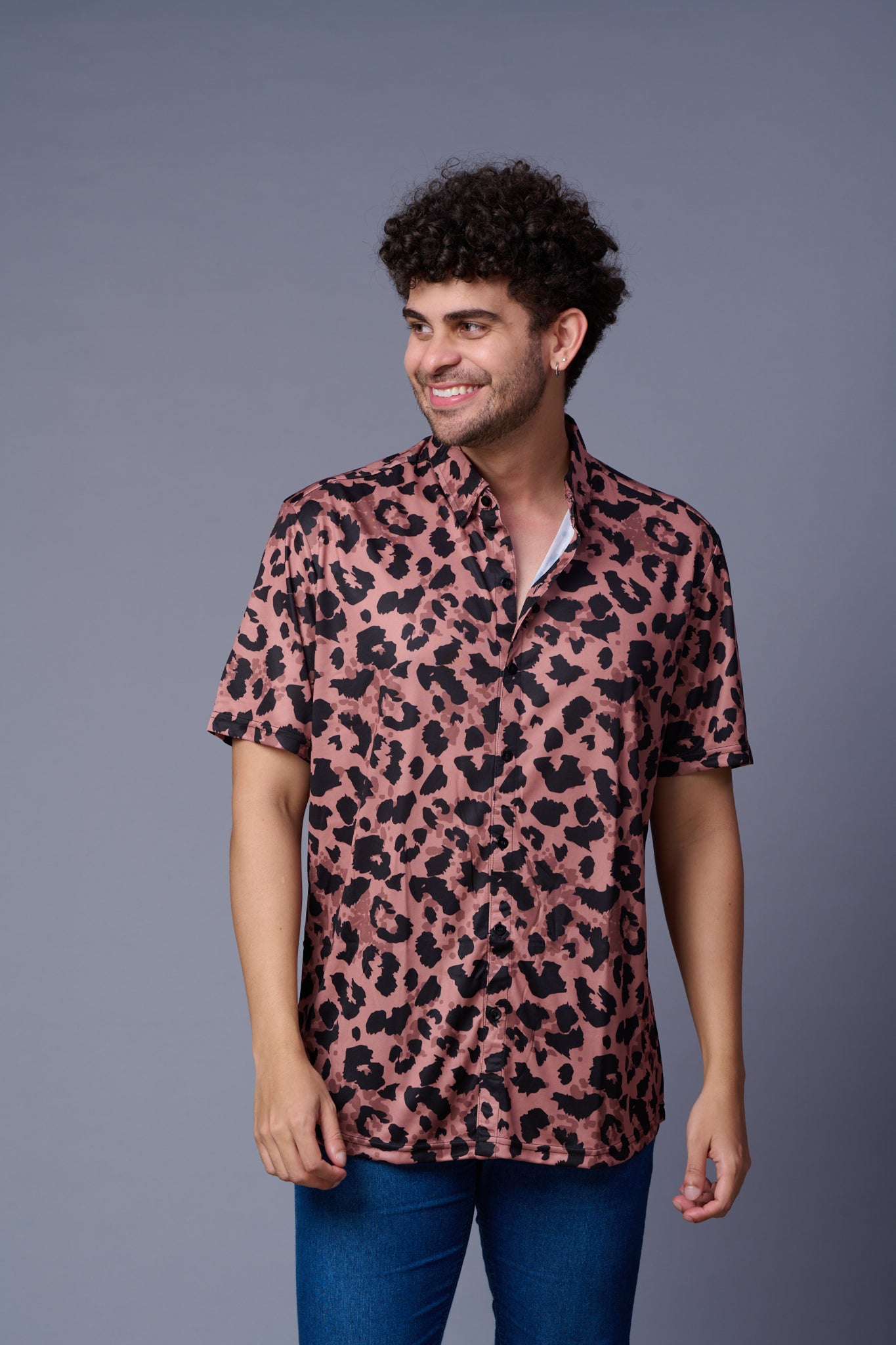 Leopard Printed  Shirt for Men