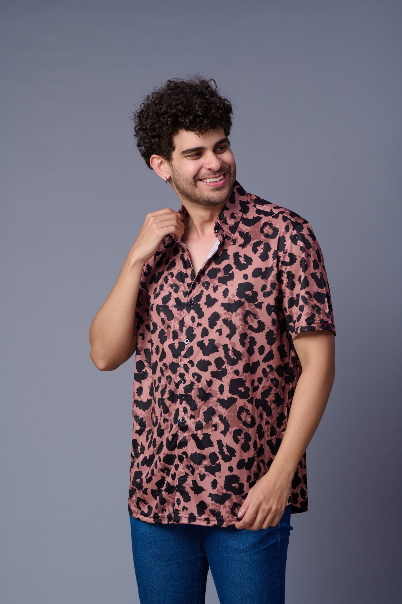 Leopard Printed  Shirt for Men