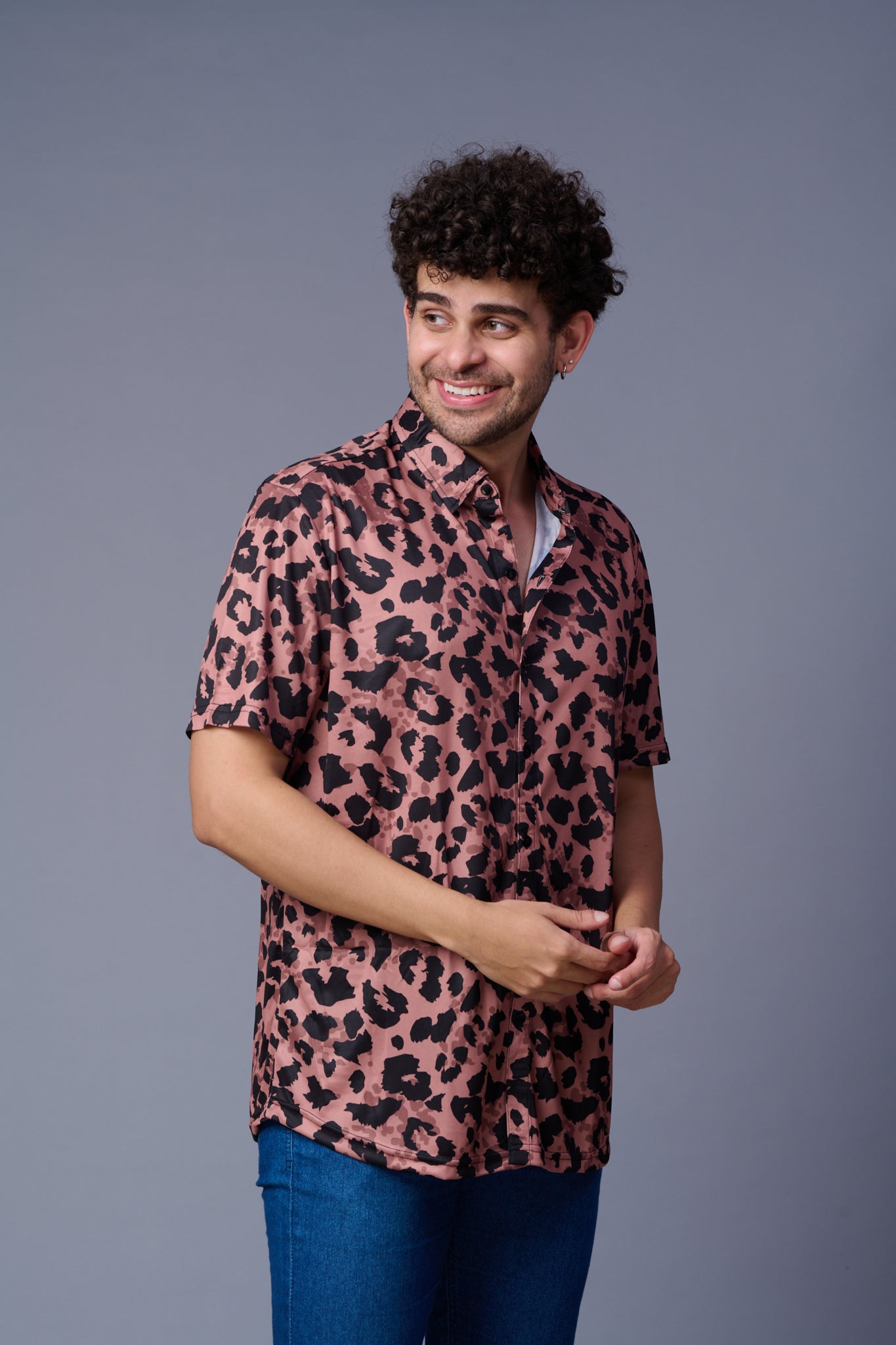 Leopard Printed  Shirt for Men