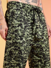 Go Devil Camouflage Hooded Co-Ord Set for Men