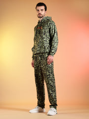 Go Devil Camouflage Hooded Co-Ord Set for Men