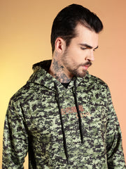 Go Devil Camouflage Hooded Co-Ord Set for Men