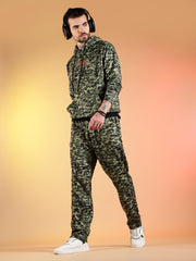 Go Devil Camouflage Hooded Co-Ord Set for Men