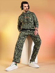 Go Devil Camouflage Hooded Co-Ord Set for Men