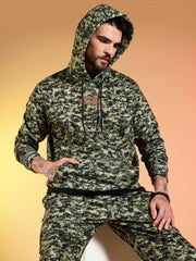 Go Devil Camouflage Hooded Co-Ord Set for Men