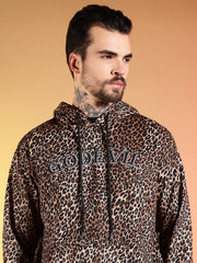 Go Devil Men’s Leopard Print Hooded Co-Ord Set