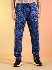 Go Devil Men’s Blue Camouflage Hooded Co-Ord Set