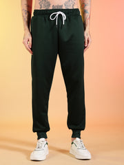 Go Devil Printed Solid Hooded Co-Ord Set for Men