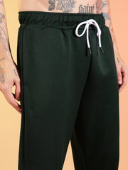 Go Devil Printed Solid Hooded Co-Ord Set for Men