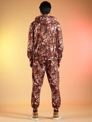 Go Devil All-Over Printed Hooded Co-Ord Set for Men