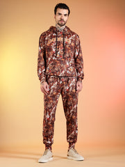 Go Devil All-Over Printed Hooded Co-Ord Set for Men