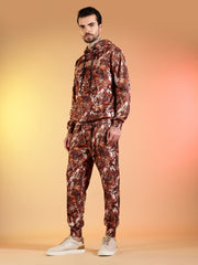 Go Devil All-Over Printed Hooded Co-Ord Set for Men