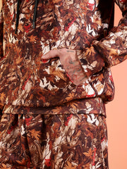 Go Devil All-Over Printed Hooded Co-Ord Set for Men