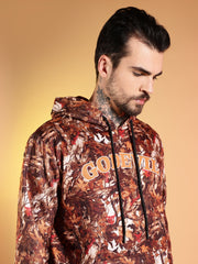 Go Devil All-Over Printed Hooded Co-Ord Set for Men
