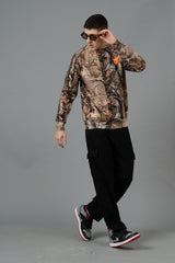 Camo Jungle Allover Print Sweatshirt for Men