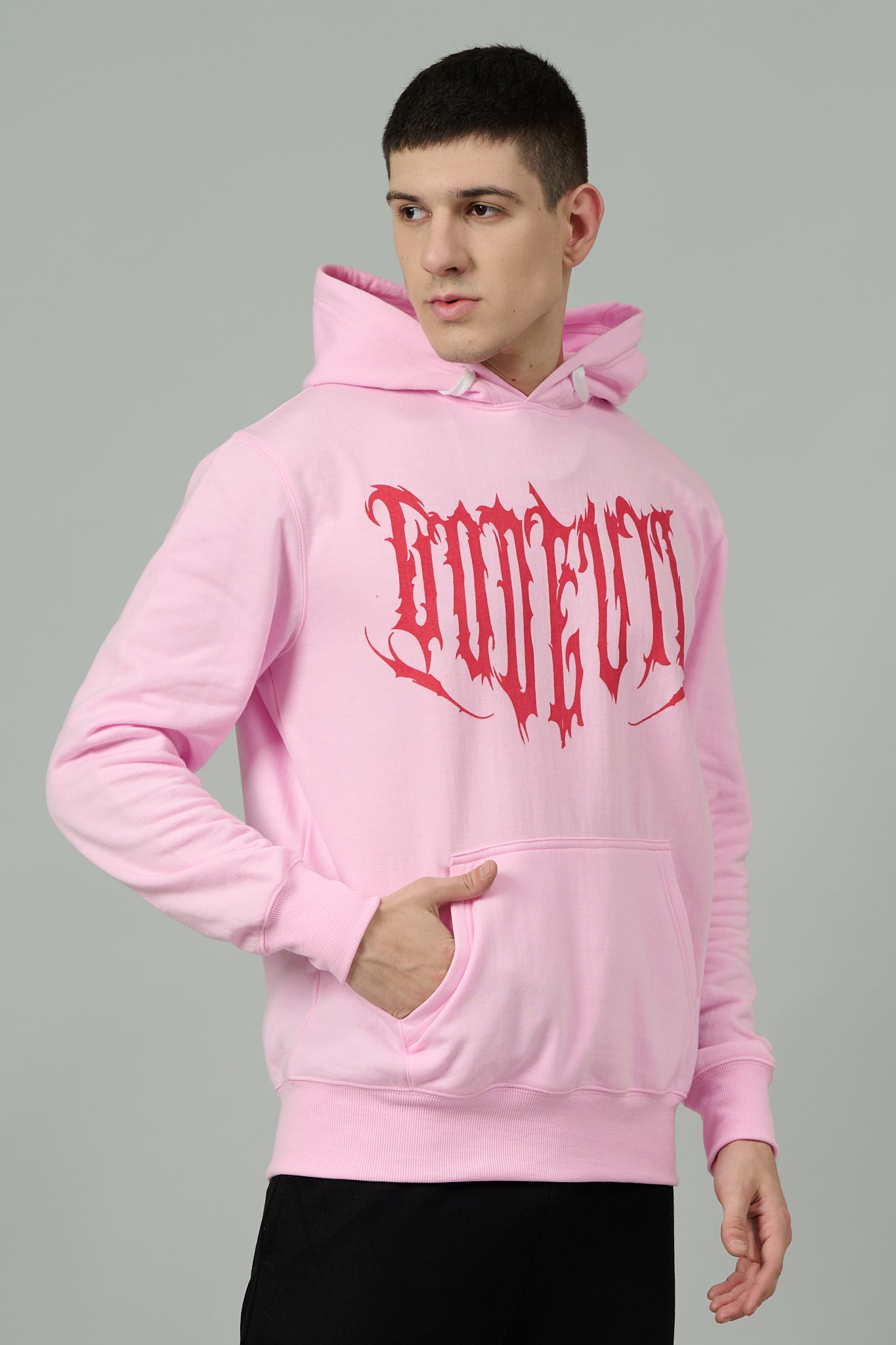 Designer pink hoodie online