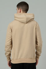 Designer Go Devil Printed Beige Hoodie for Men